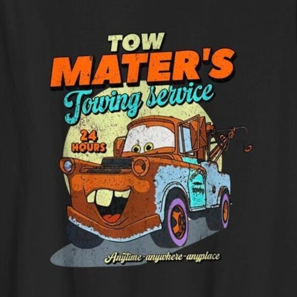Retro 90s Tow Mater Disney Cars Movie Fan Graphic T-Shirt 170 - Picture 2 of 5